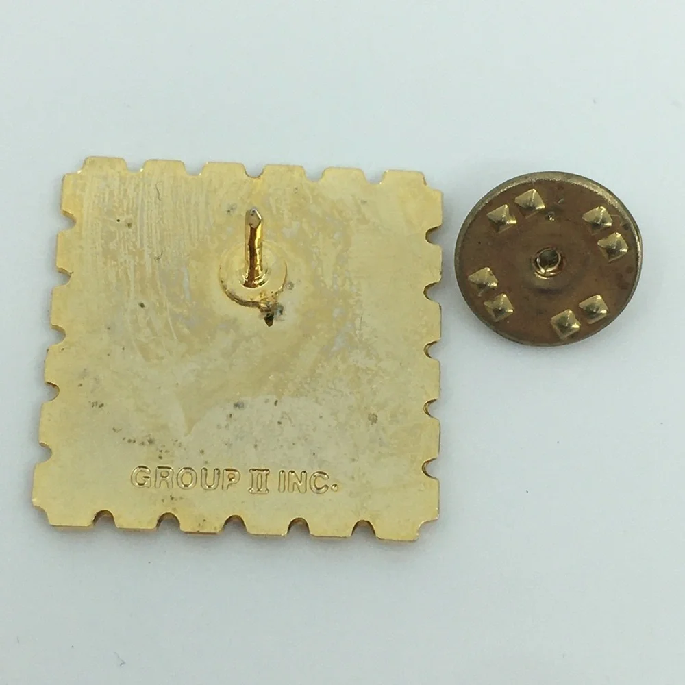 Vintage McDonald’s Crew Pin Birdie Enamel Stamp Hat Pin